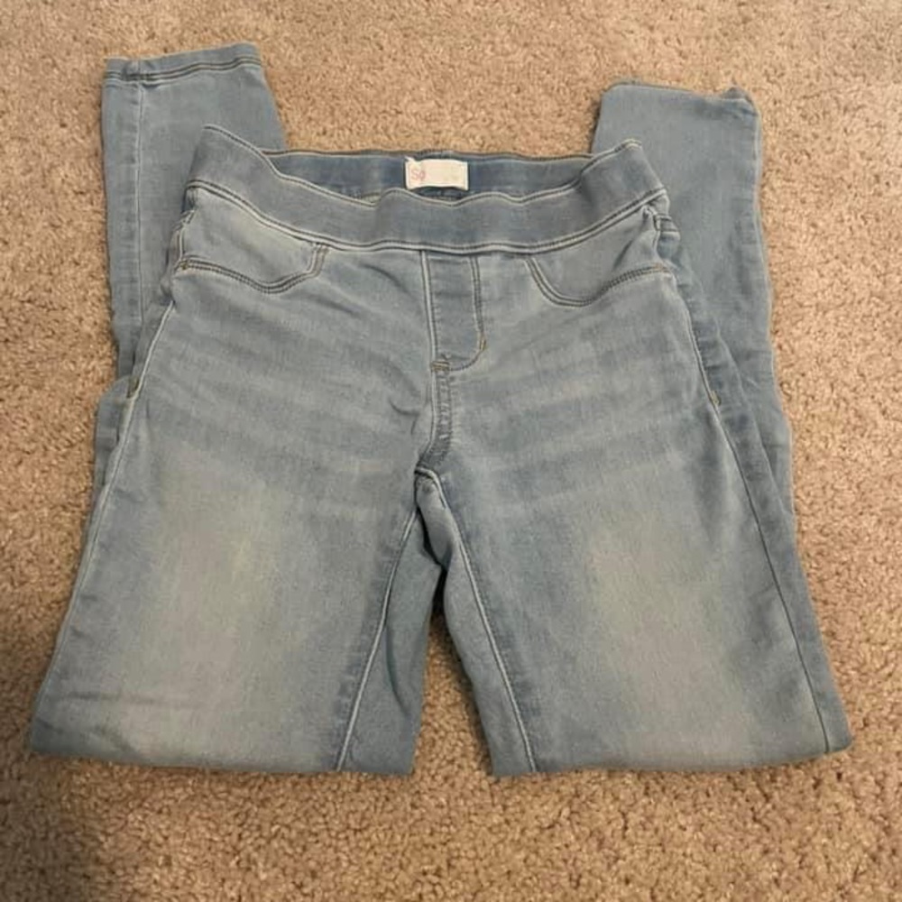 SO denim jeggings
